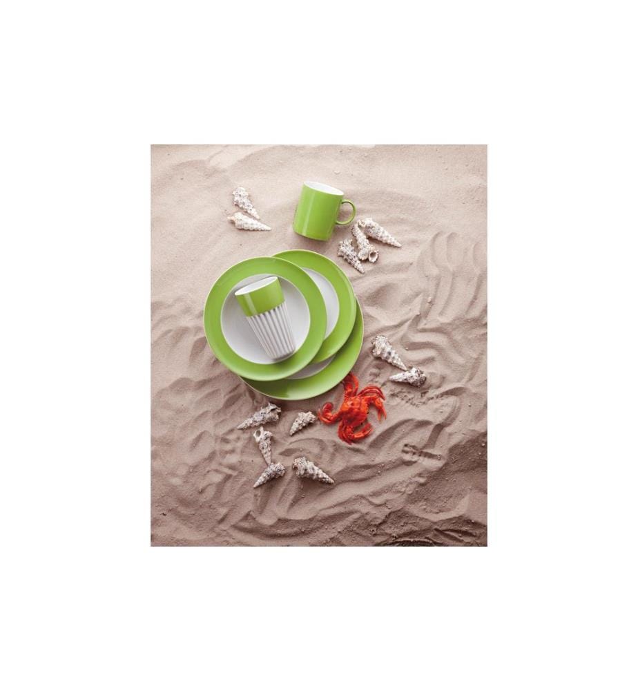 THOMAS - Assiette de soupe et de pâtes Sunny Day 6 Pièce/s,Vert, 23 cm