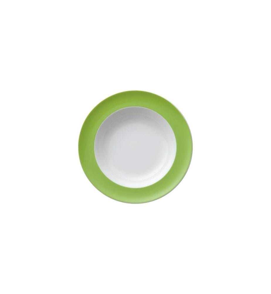 THOMAS - Assiette de soupe et de pâtes Sunny Day 6 Pièce/s,Vert, 23 cm
