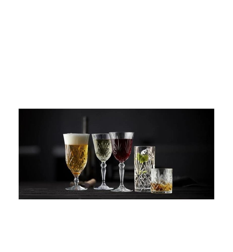 Lyngby - Verre Melodia 360 ml, 6 Pièce/s, Transparent