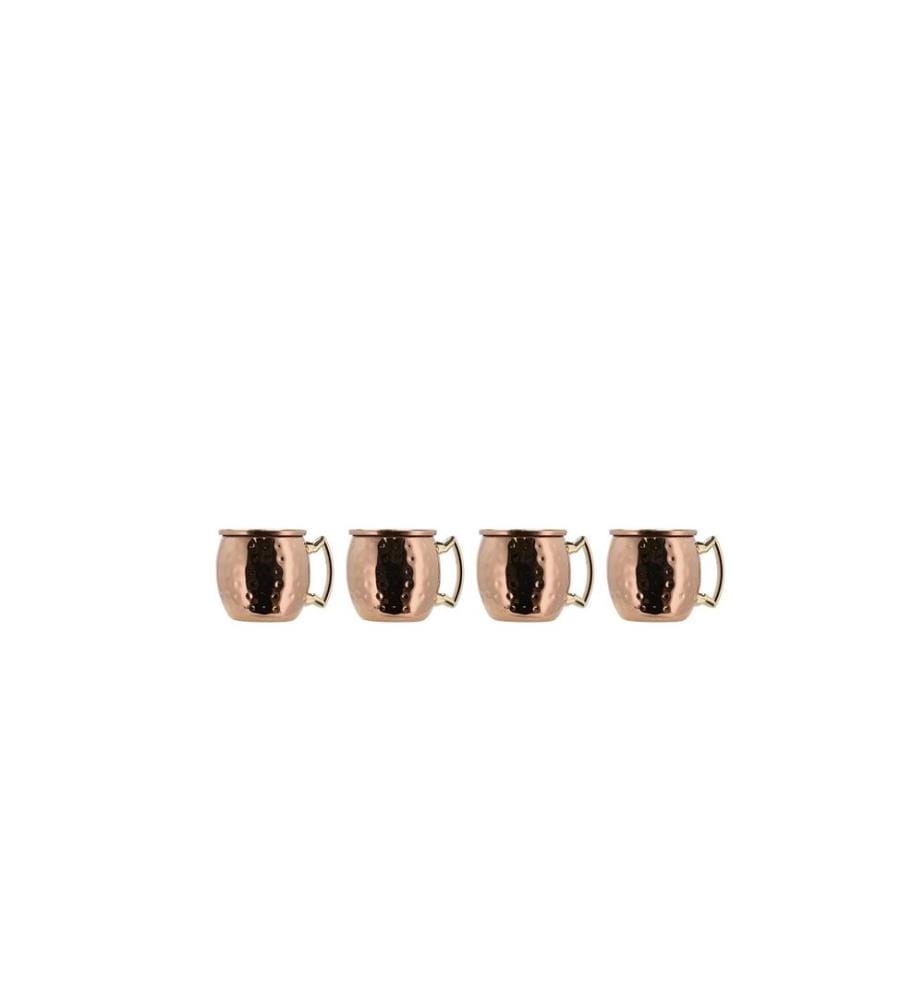 Lyngby - Schnapsglas Moscow Mule 80 ml, 4 Stück, Kupfer
