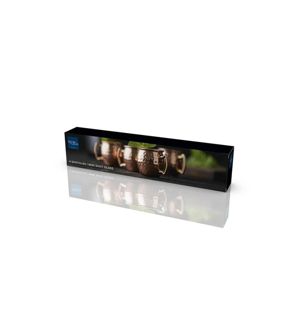 Lyngby - Schnapsglas Moscow Mule 80 ml, 4 Stück, Kupfer