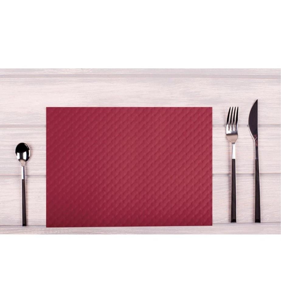 PRO nappe - Set de table 500 pièces 30 cm x 40 cm, Bordeaux