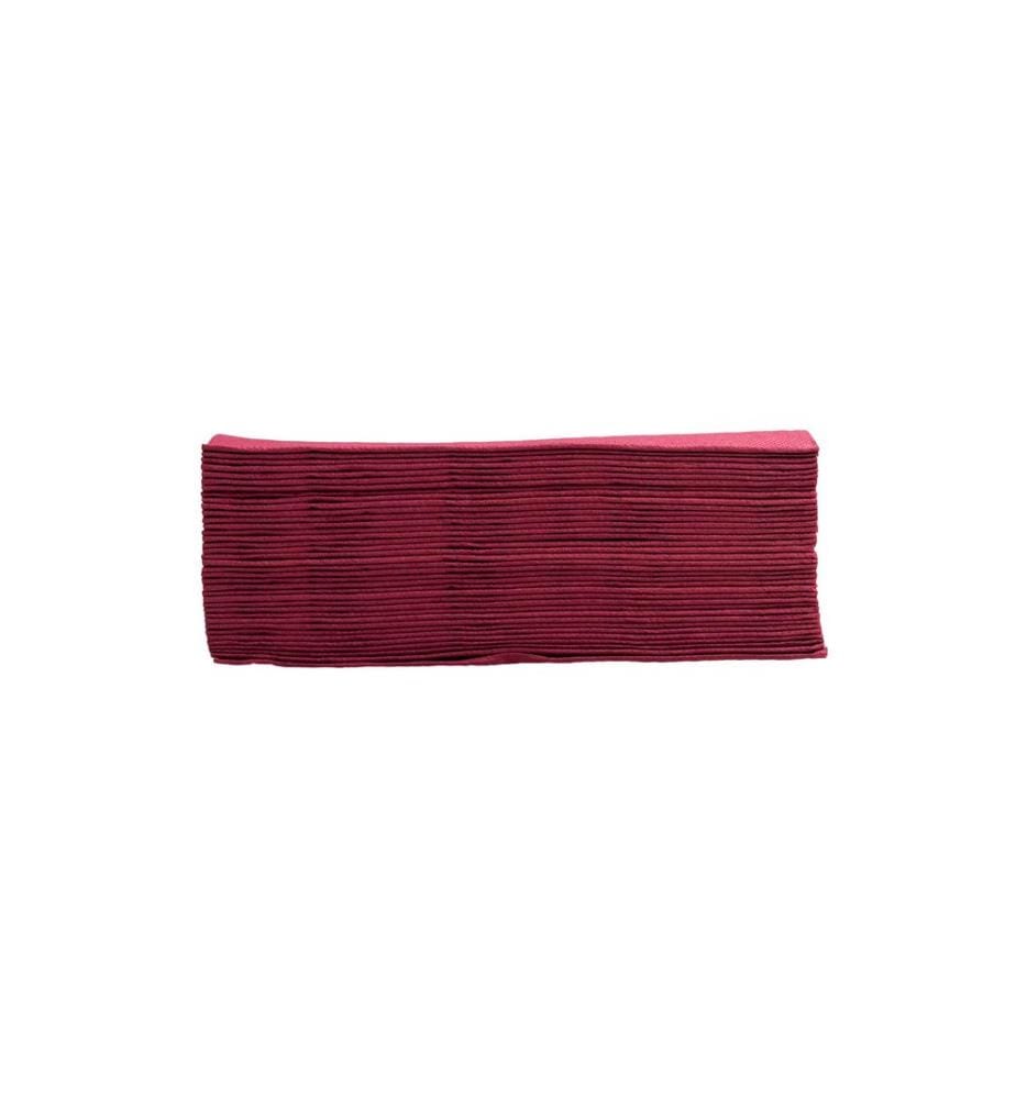 PRO nappe - Serviettes en papier Bordeaux 38 cm x 38 cm, 40 Pièce/s