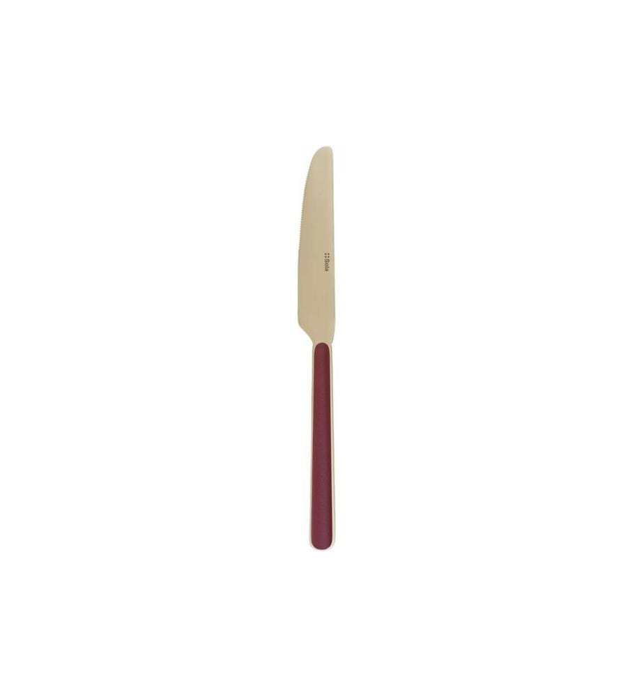 Sola - Couteau de table Gallery, Brique de champagne