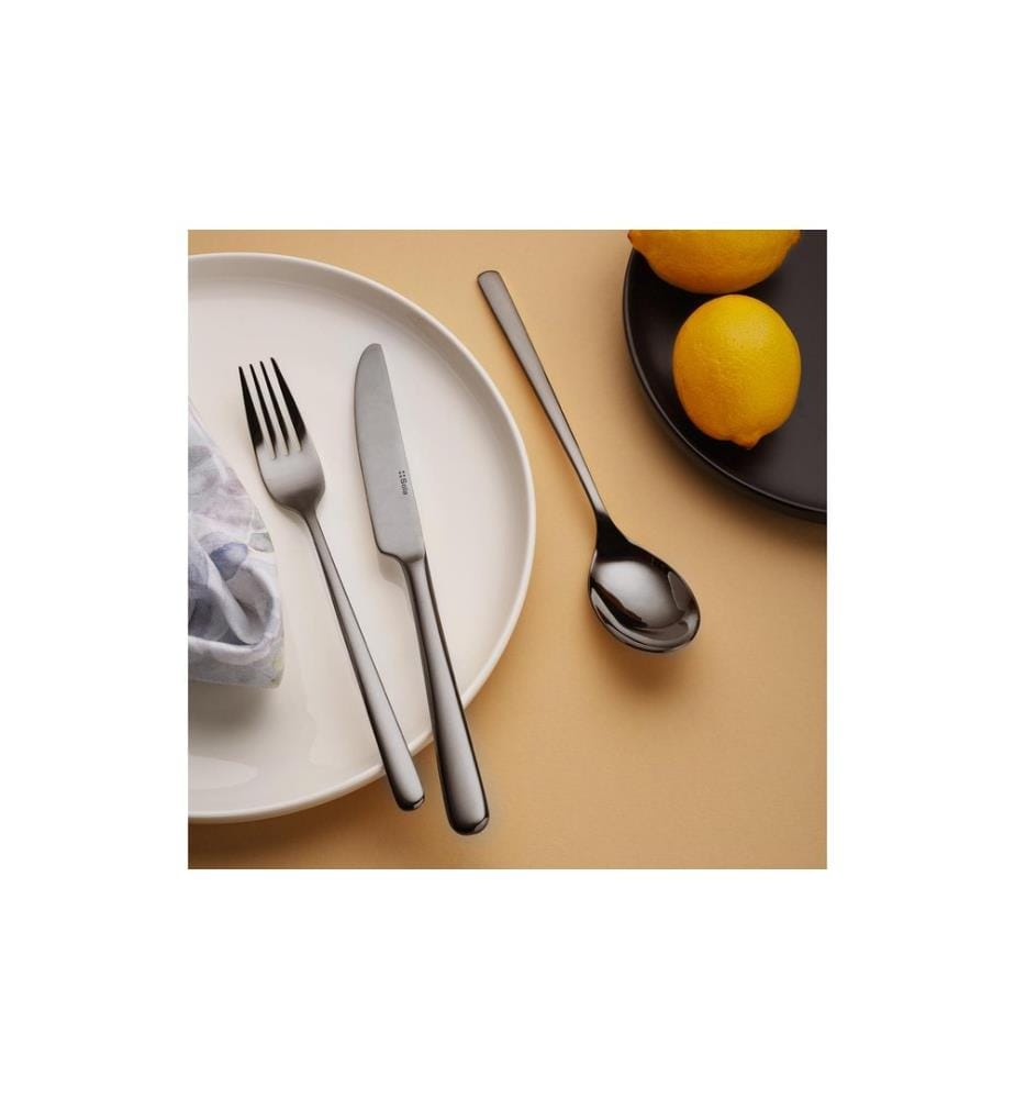 Sola - Kits de couverts Salamanca PVD, Gris poli, 24 pcs.