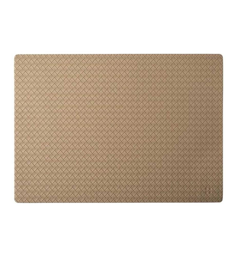 Lunasol - Set de table Braid d'ambiance Elements PVC, sable 45 x 32 cm