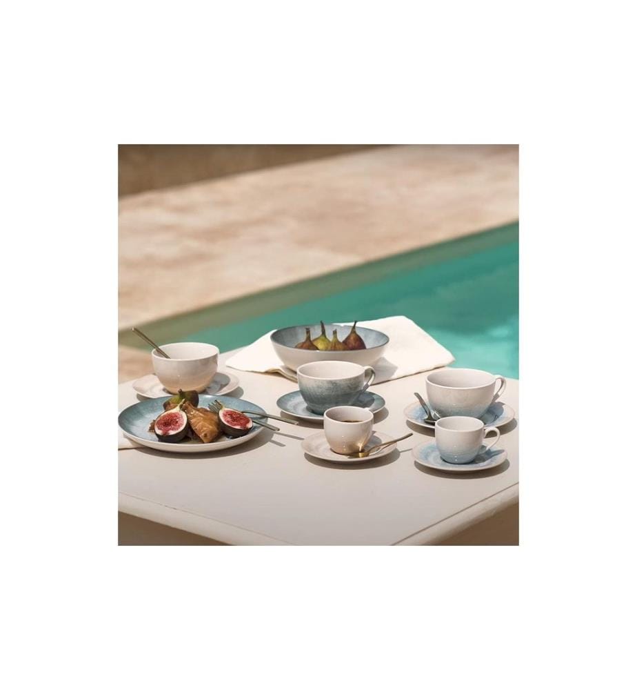 Lunasol - Kaffeetasse Elements Vulcano Sand la brise 8-tlg.