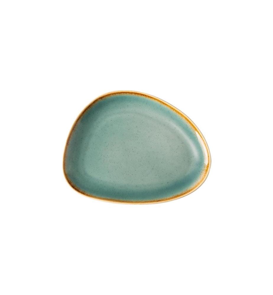 Lunasol - Servierplatte Gaya Sand Türkis, 6 Stk. 20.5 cm