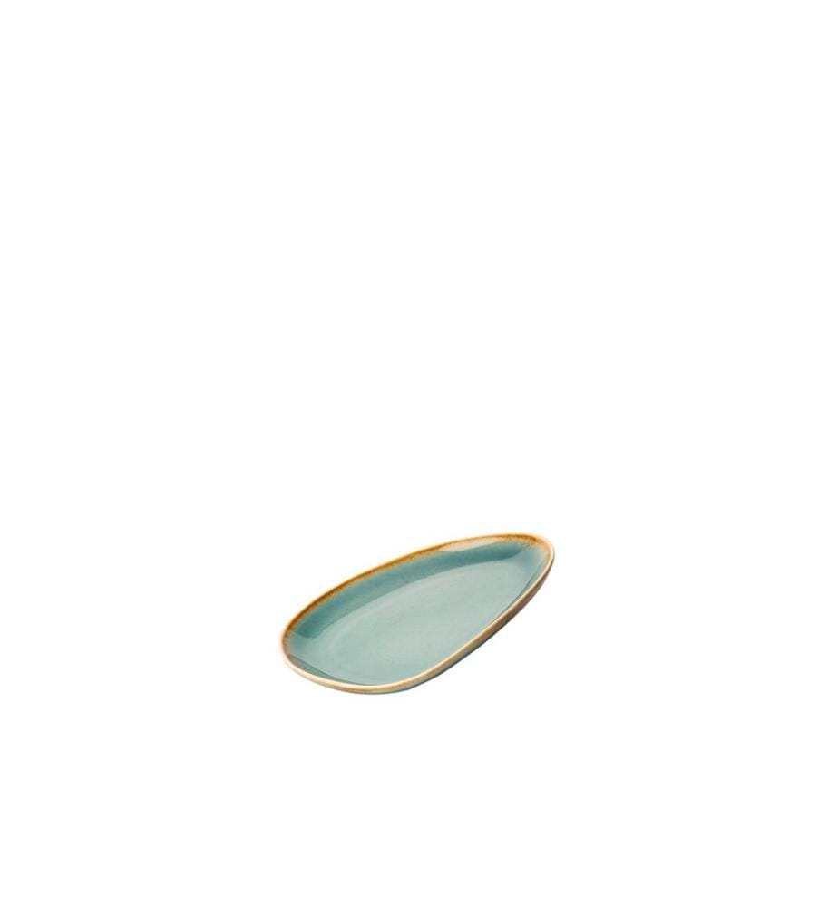Lunasol - Servierplatte Gaya Sand Türkis, 6 Stk. 20.5 cm