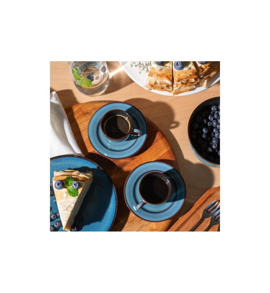 Lunasol - Espressotasse Elements Night Sky 8-tlg. Blau