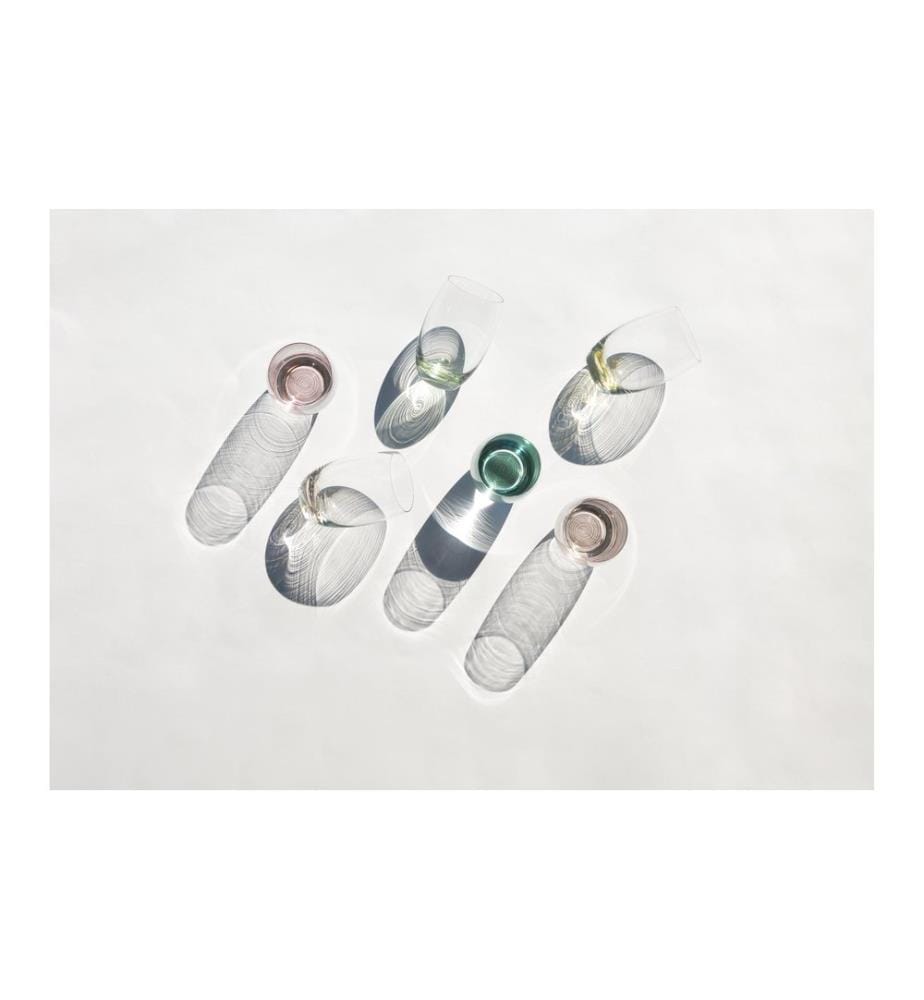 Lunasol - Trinkglas Optima Color Tumbler 460 ml Snail Gelb