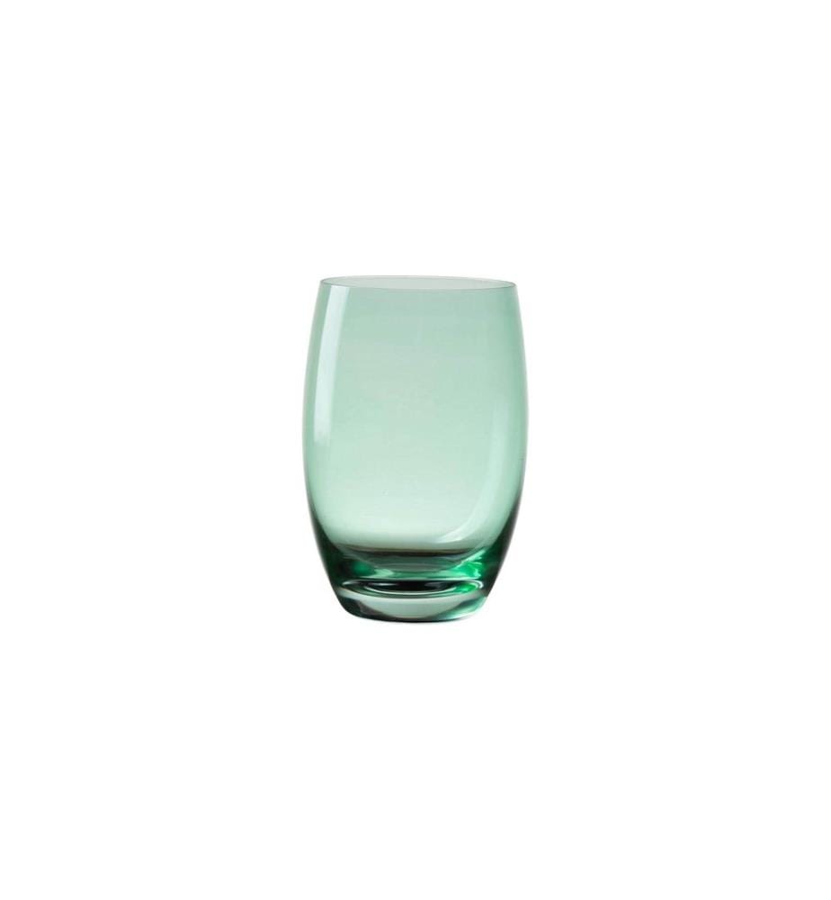 Lunasol - Trinkglas Optima Color Tumbler 460 ml Barrel Hellgrün