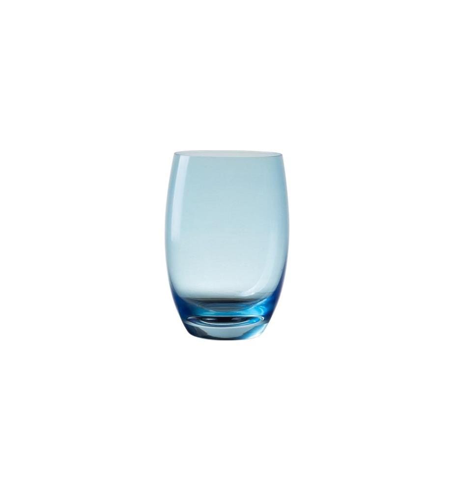 Lunasol - Trinkglas Optima Color Tumbler 460 ml Barrel Hellblau