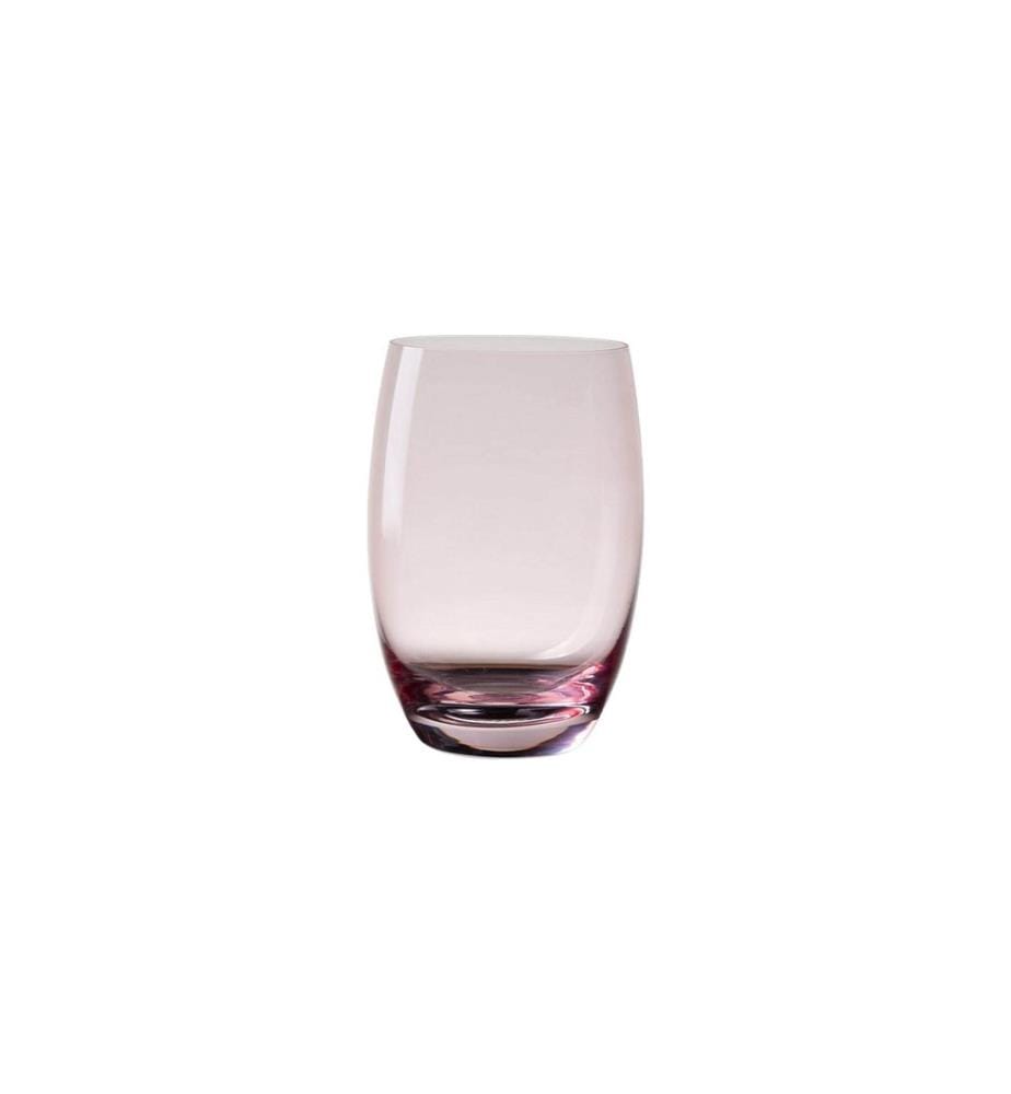 Lunasol - Trinkglas Optima Color Tumbler 460 ml Barrel Hellrosa