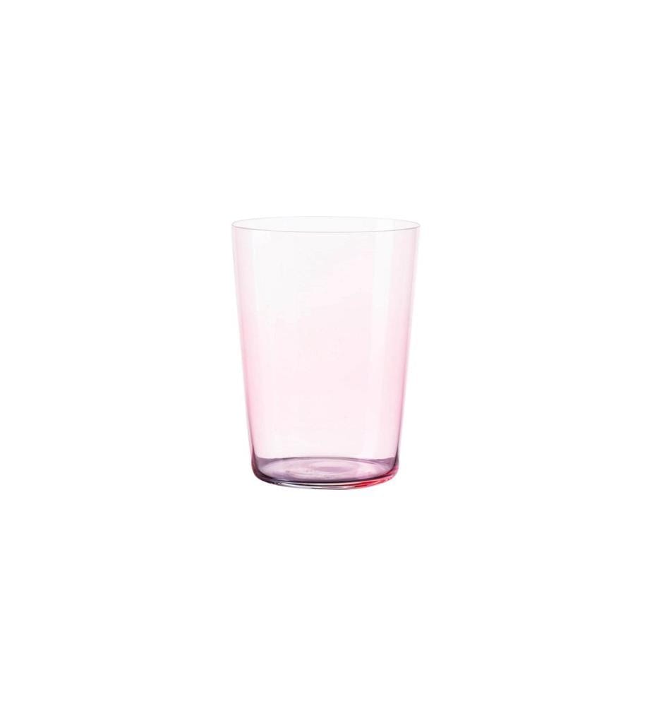 Lunasol - Verre à long drink 21st Century Color 6 pièces, 515 ml rose clair