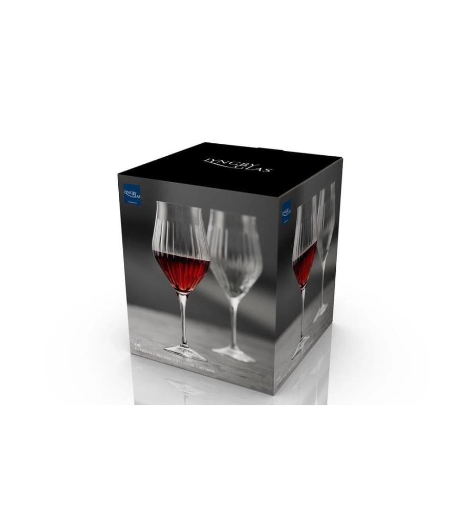 Lyngby - Rotweinglas Ane 650 ml, 4 Stück, Transparent