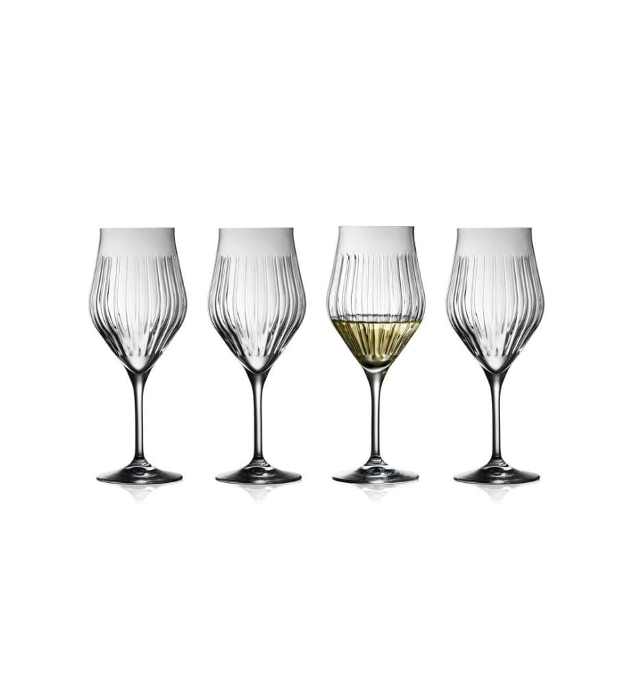 Lyngby - Weissweinglas Ane 550 ml, 4 Stück, Transparent