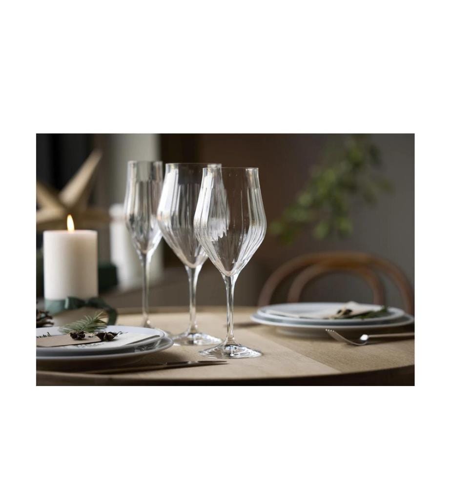 Lyngby - Weissweinglas Ane 550 ml, 4 Stück, Transparent