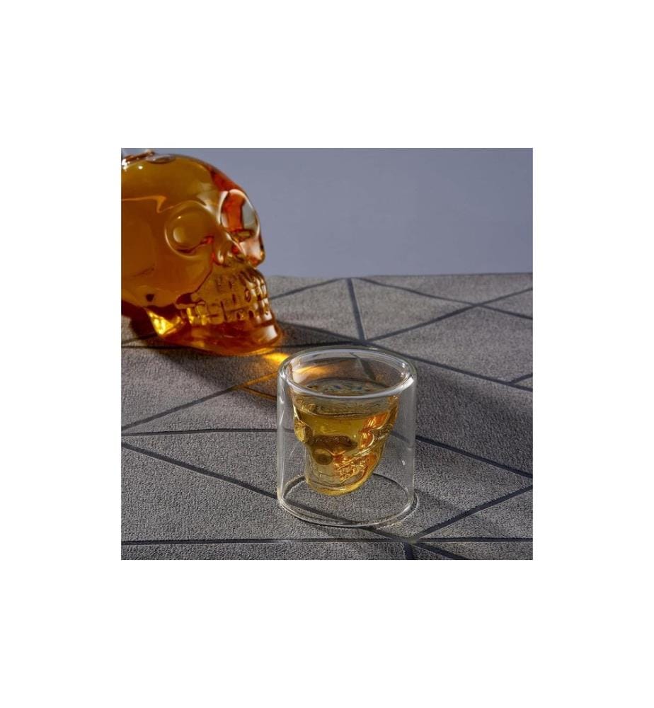 Oak & Steel Carafe Crâne 0.7 l, Transparent
