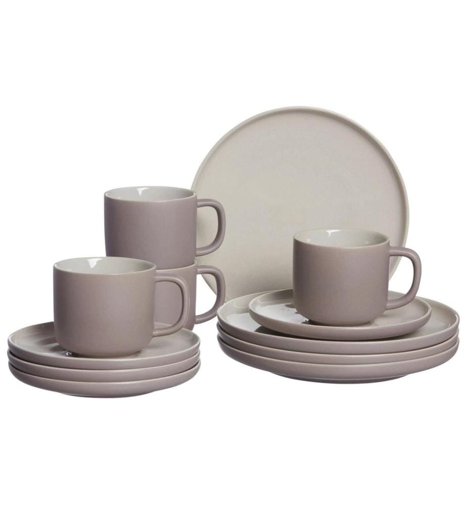 Ritzenhoff & Breker Service à café Jasper 12 pièces, Taupe