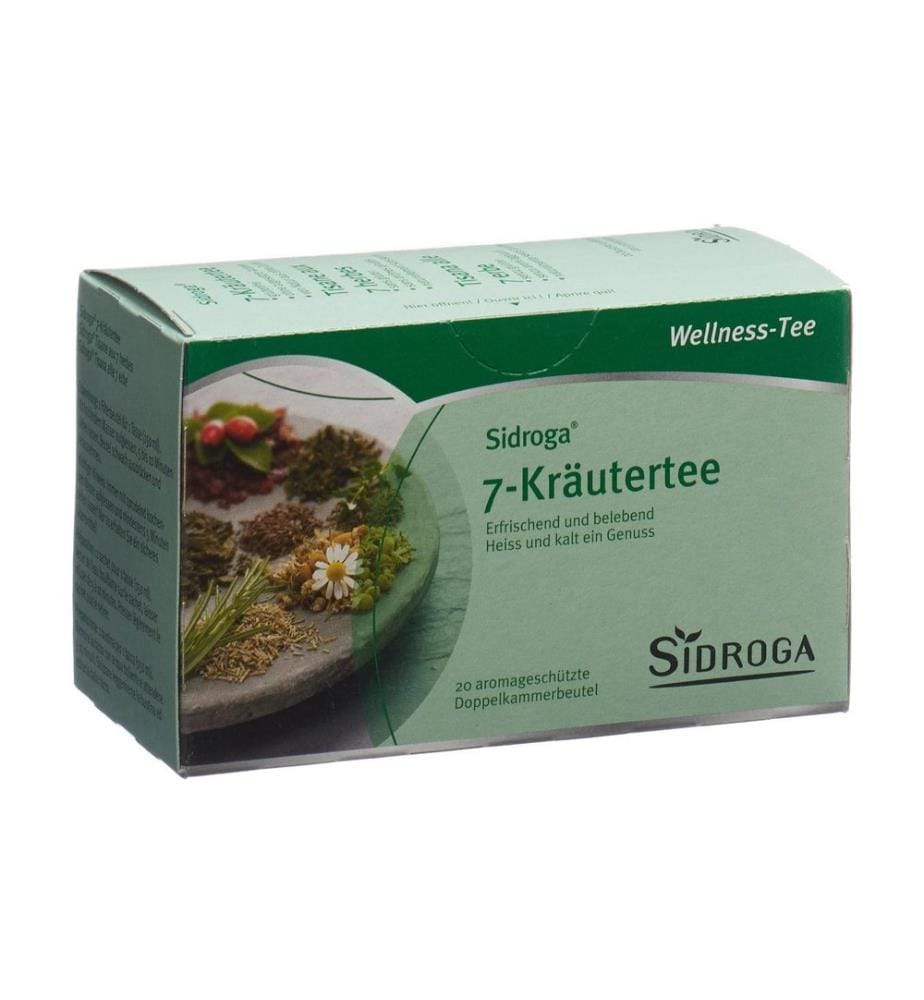 SIDROGA - Teebeutel Wellness 7-Kräutertee 20 Stück