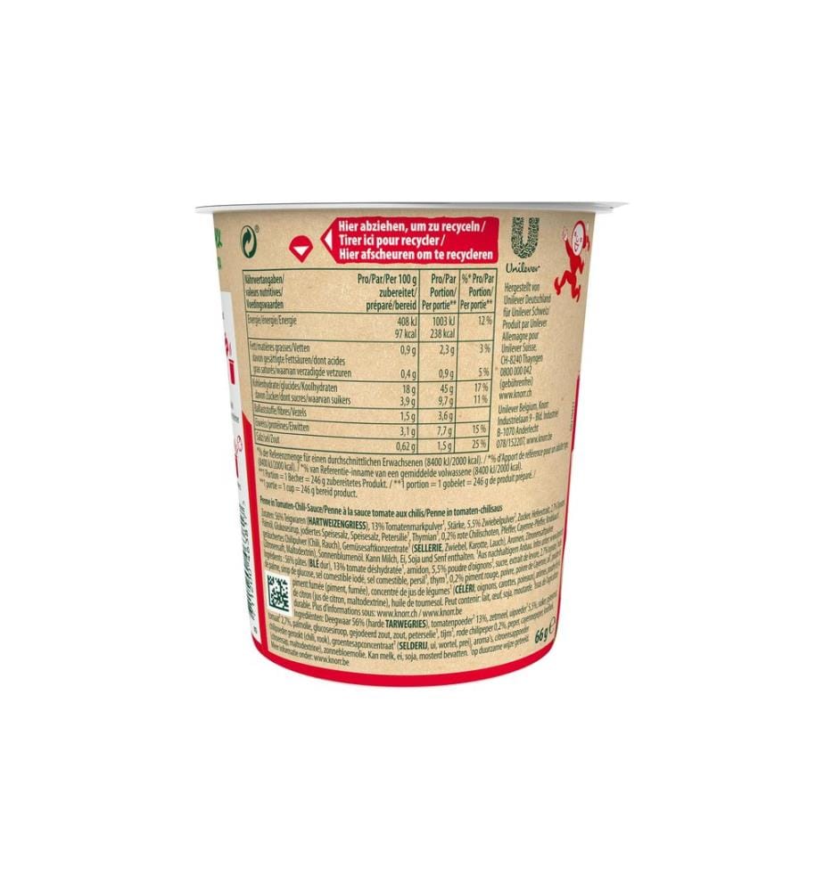 Knorr - Pasta Snack Arrabbiata 68 g