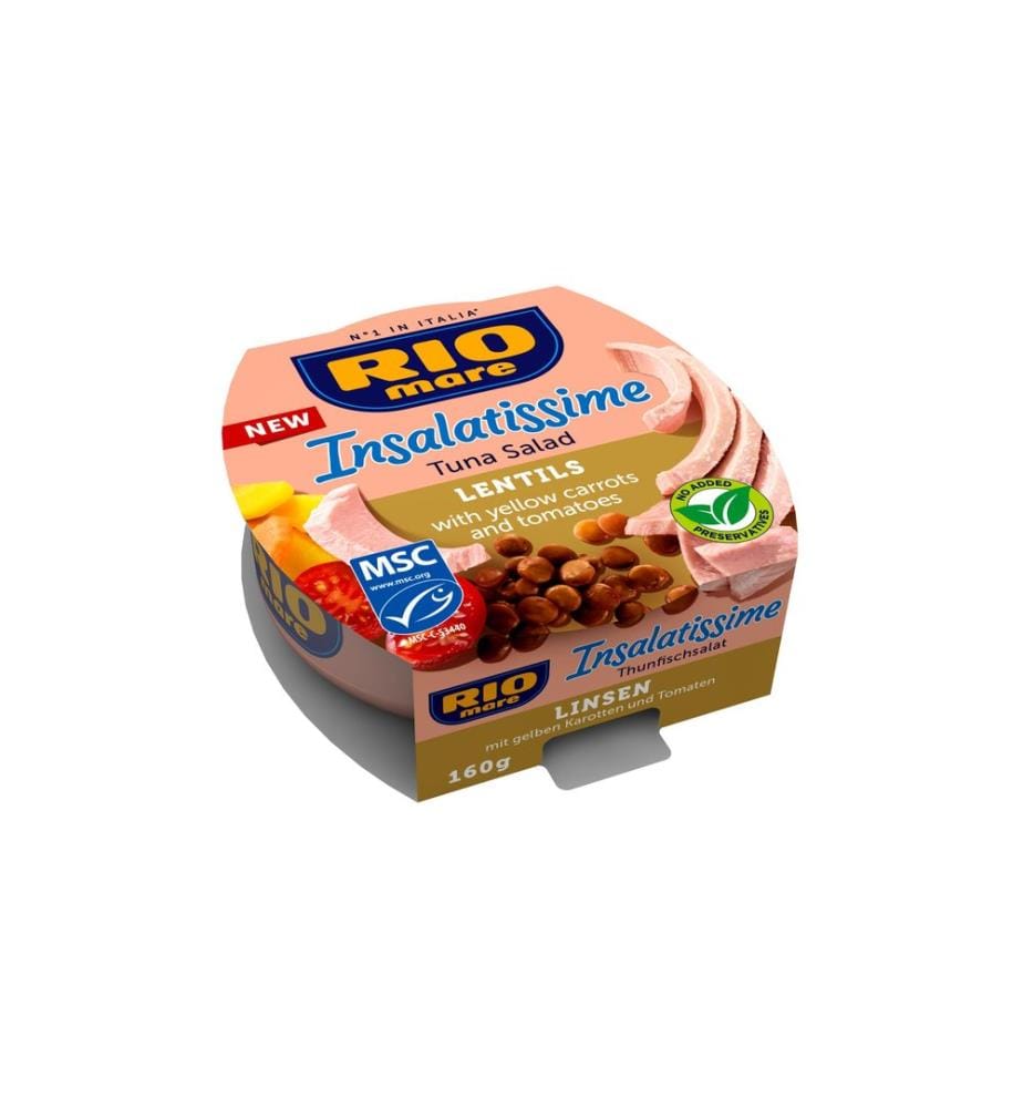 RIO MARE - Insalatissime Lentilles MSC 160 g
