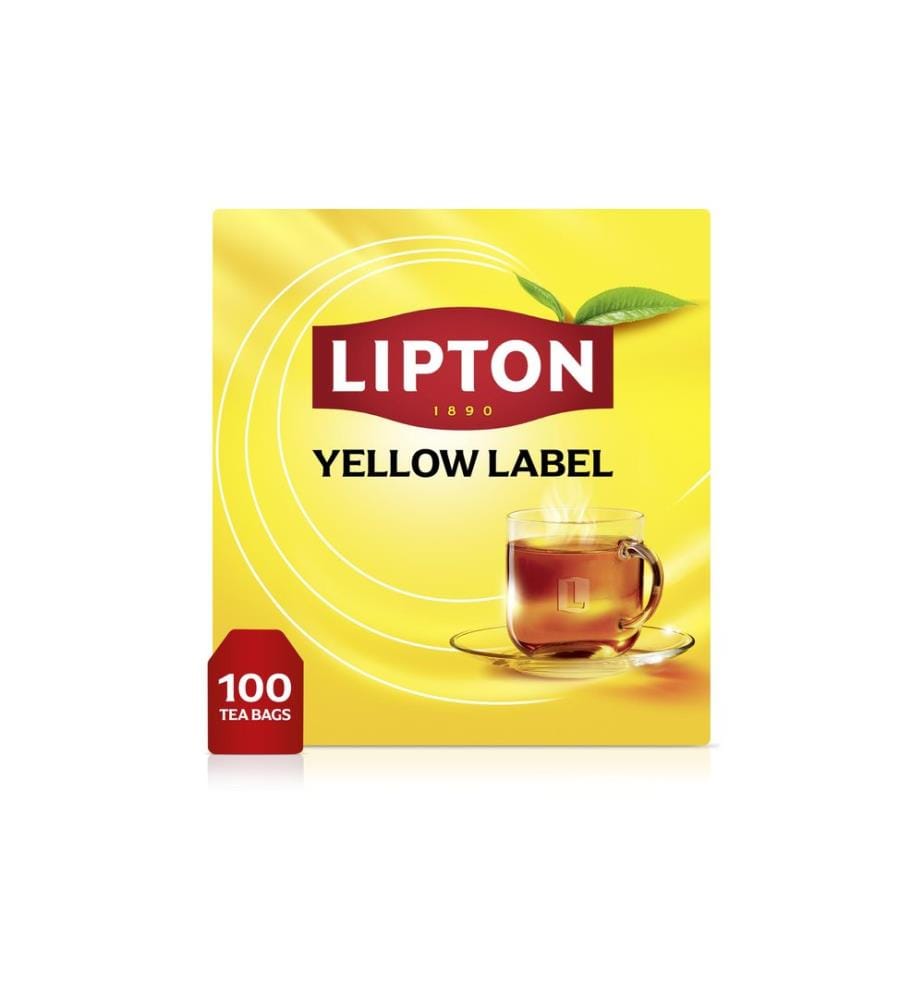 LIPTON - Sachet de thé Yellow Label 100 Pièce/s