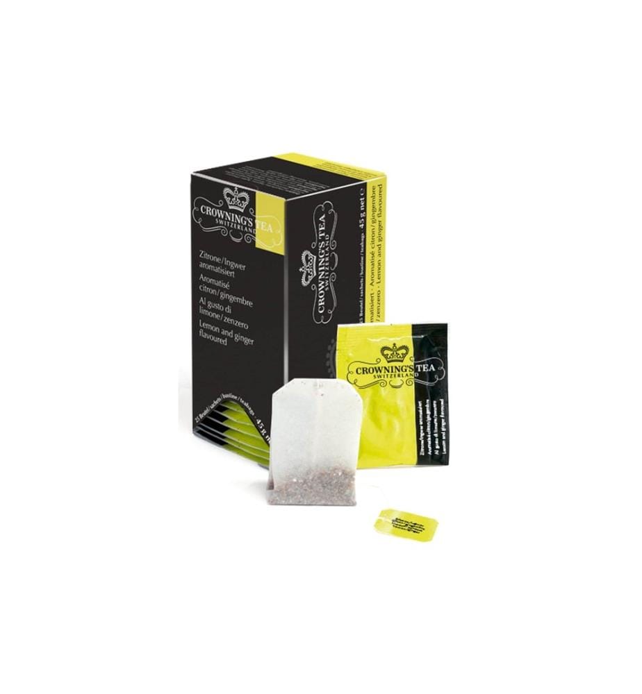 Crowning's Tea - Teebeutel Zitrone/Ingwer 25 Stück