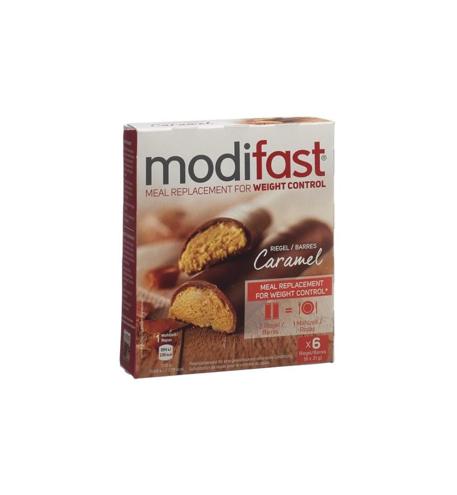 Modifast - Barre Caramel 6 x 31 g