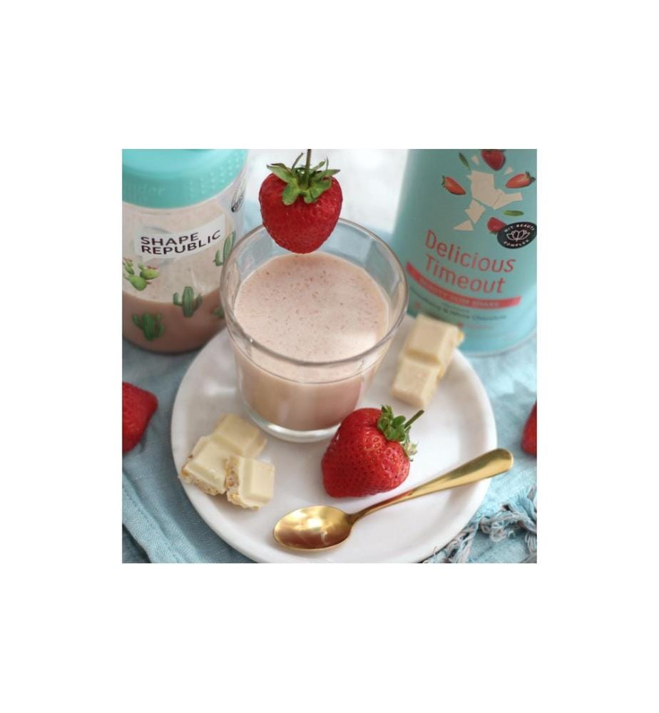 Shape Republic - Slim Shake Fraise et Chocolat blanc à l'avoine 420 g