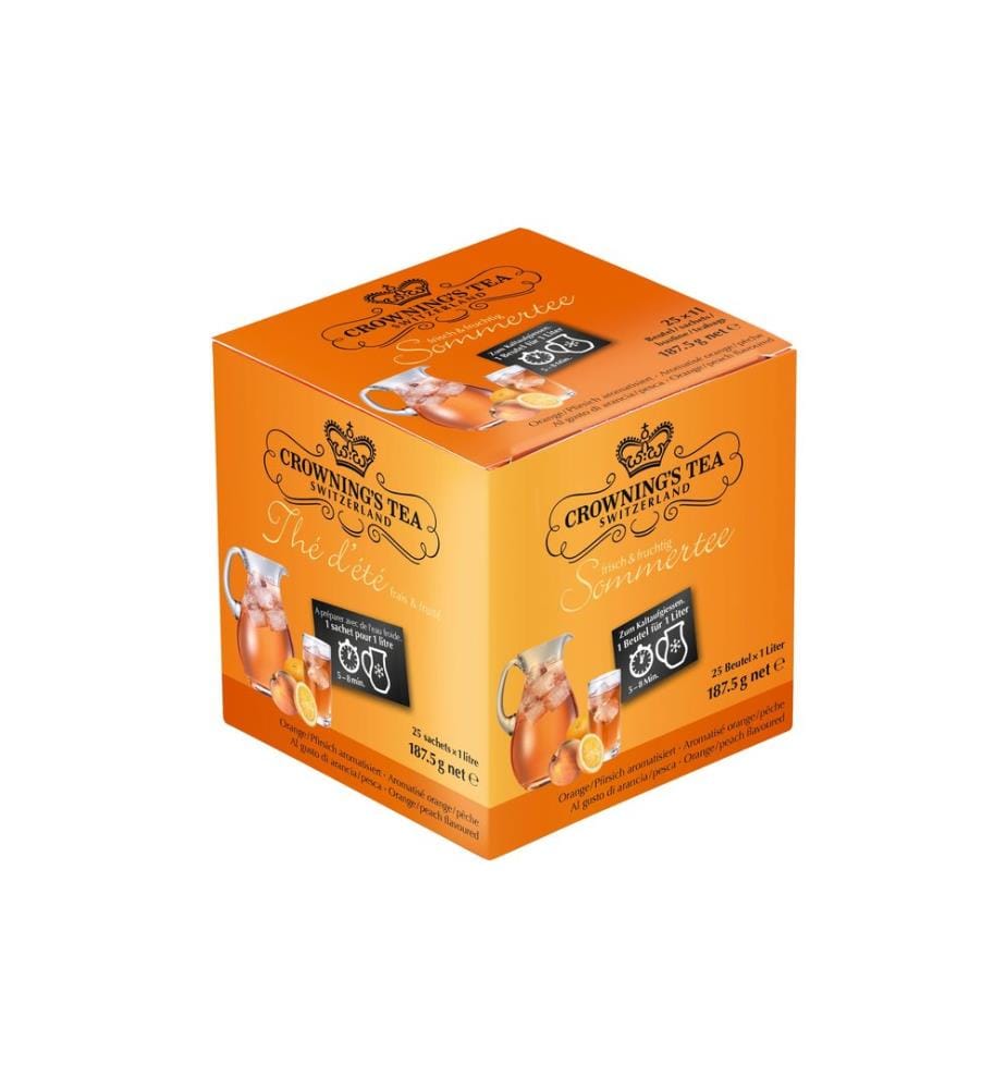 Crowning's Tea - Sachet de thé Oranges-Pêches 25 pièces