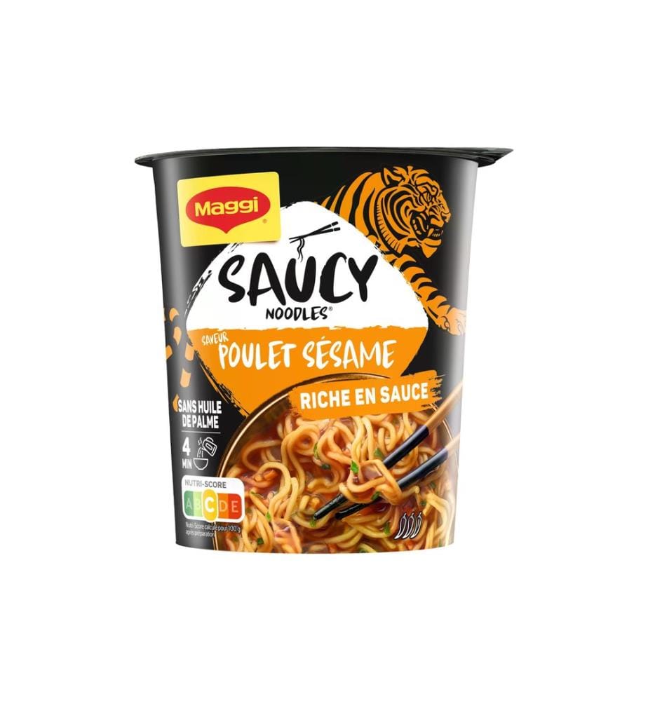 Maggi - Plat préparé Saucy Noodle Sesame Chicken 75 g