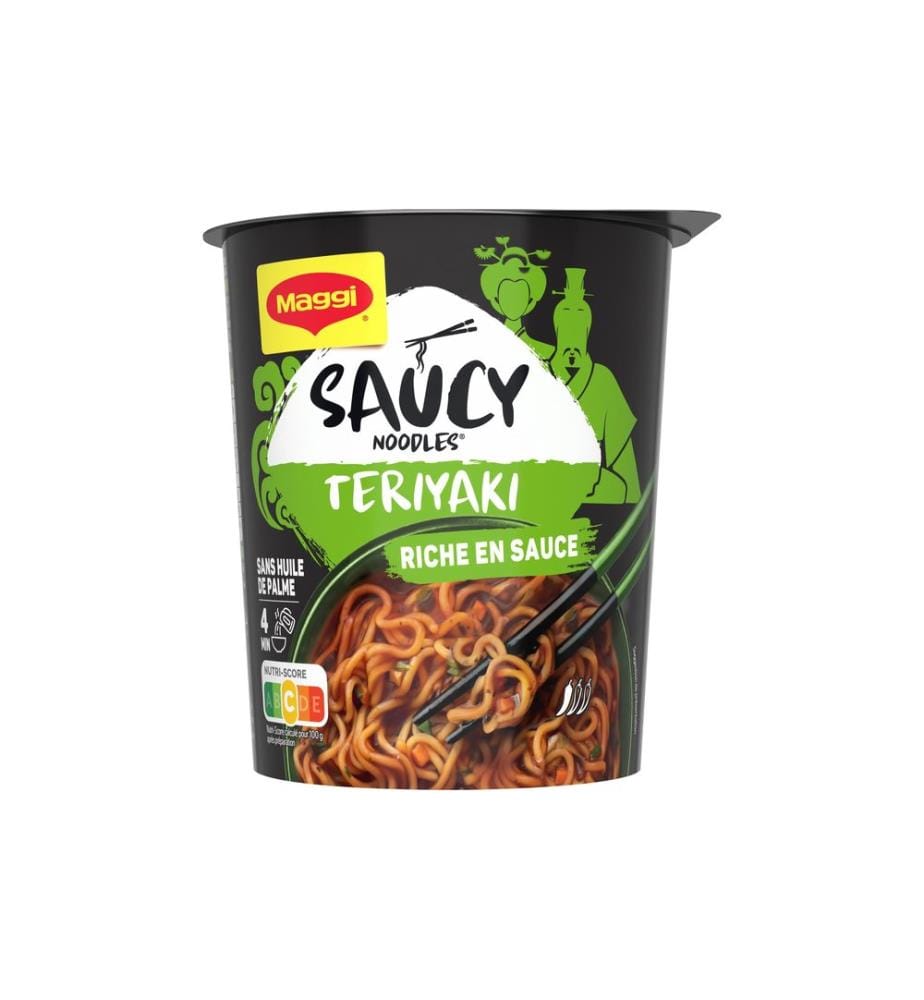 Maggi - Plat préparé Saucy Noodle Teriyaki 75 g