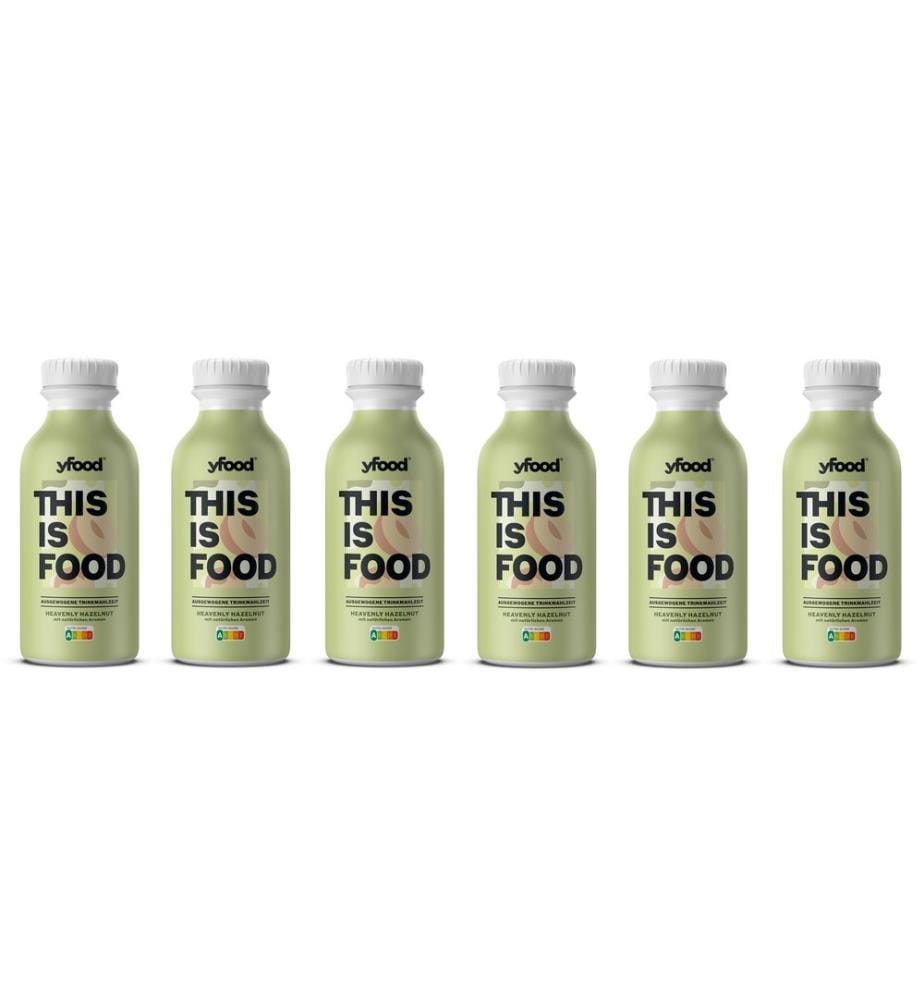 YFOOD - Trinkmahlzeit Heavenly Hazelnut 6 x 500 ml