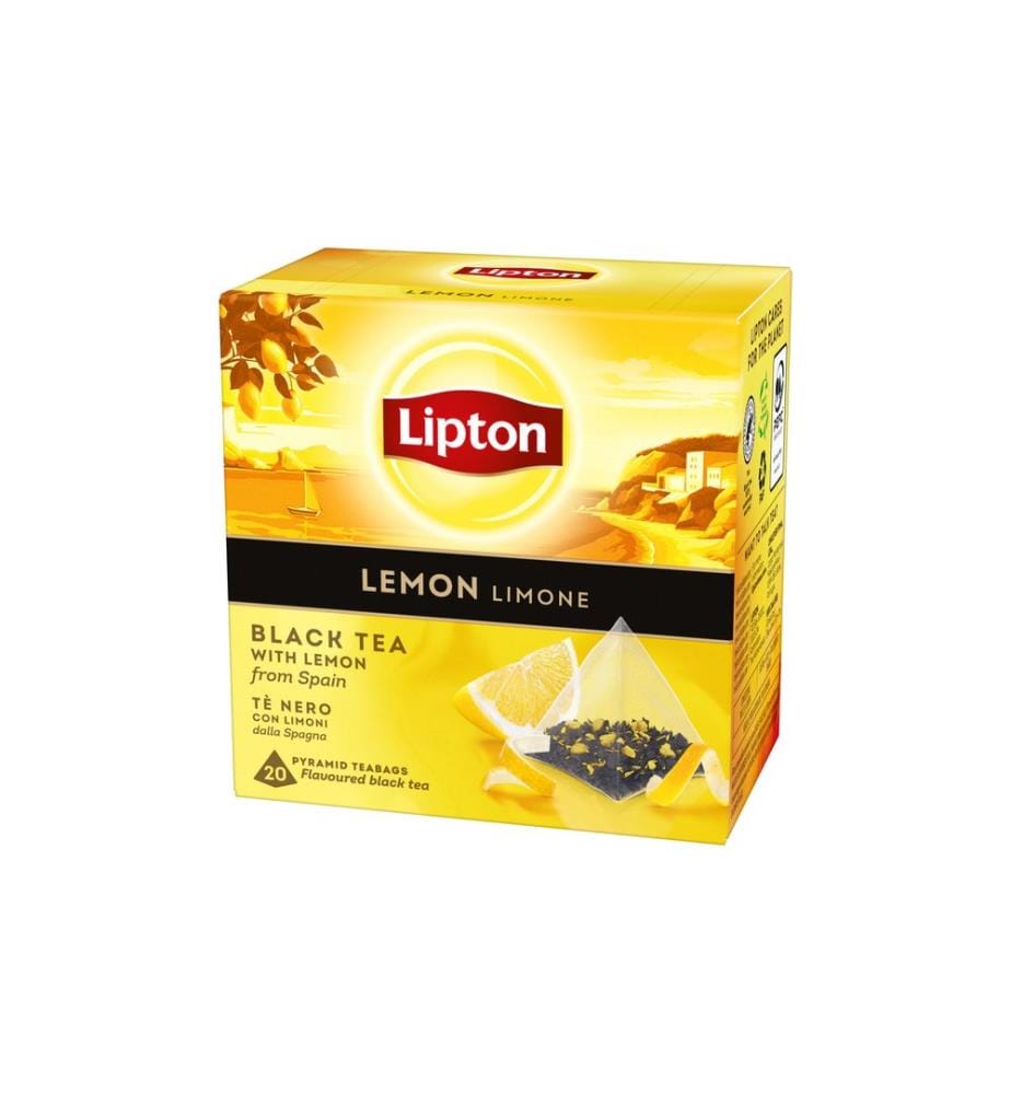 LIPTON - Teebeutel Schwarztee Lemon 20 Stück