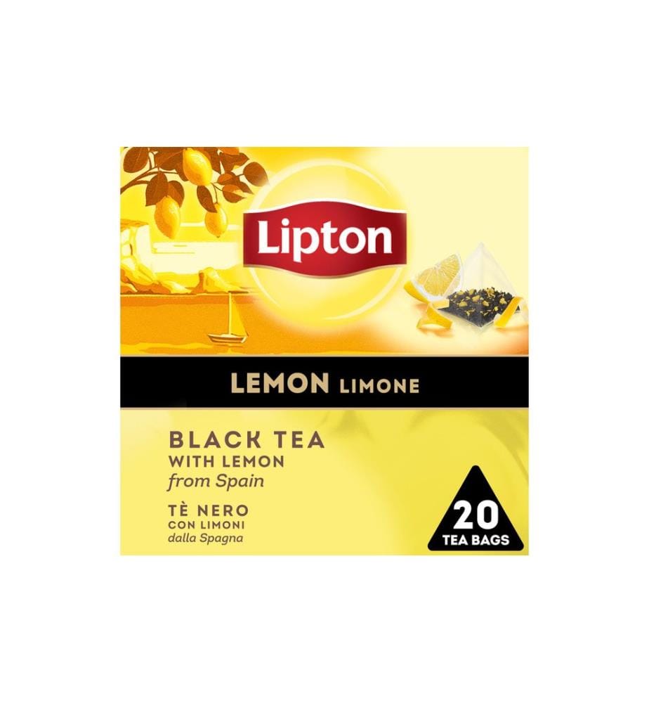 LIPTON - Teebeutel Schwarztee Lemon 20 Stück