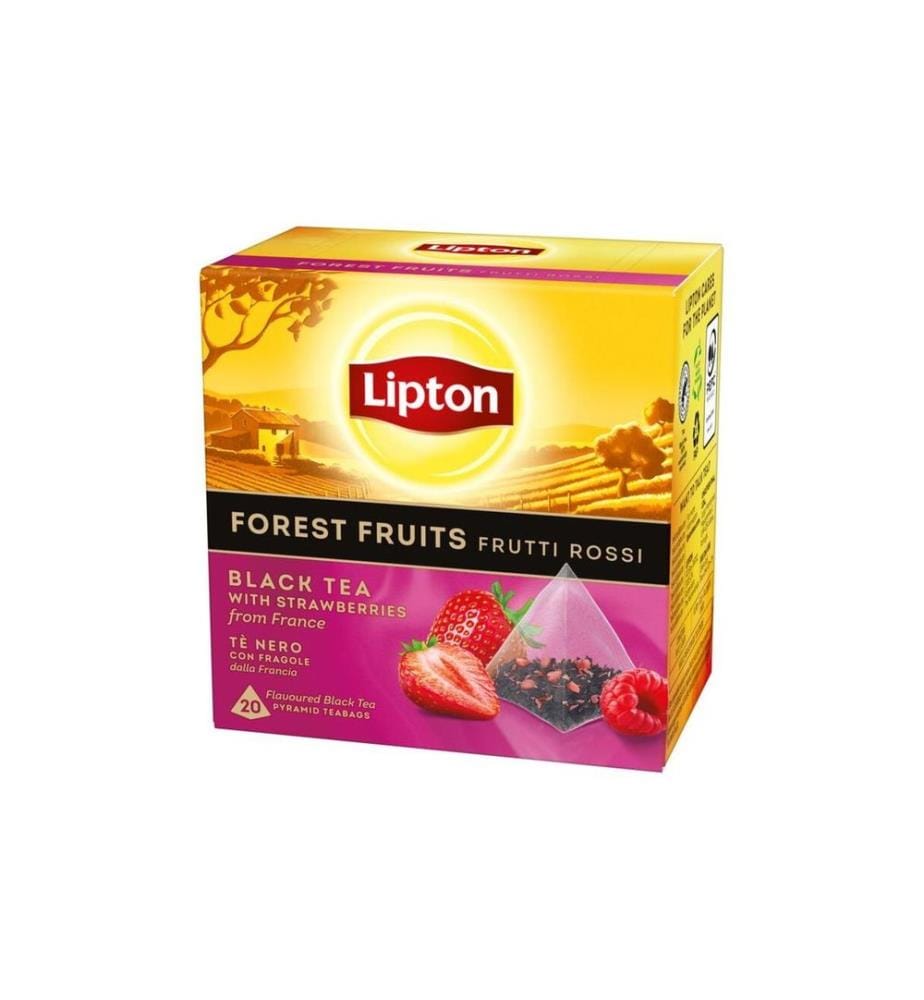 LIPTON - Teebeutel Schwarztee Forest Fruits 20 Stück