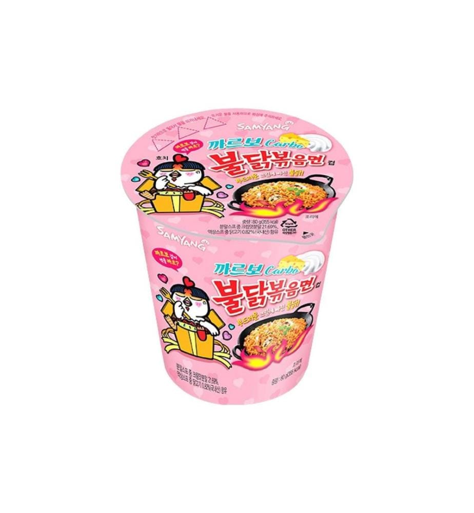 SAMYANG - Buldak Hot Chicken Ramen Carbonara Cup 80 g