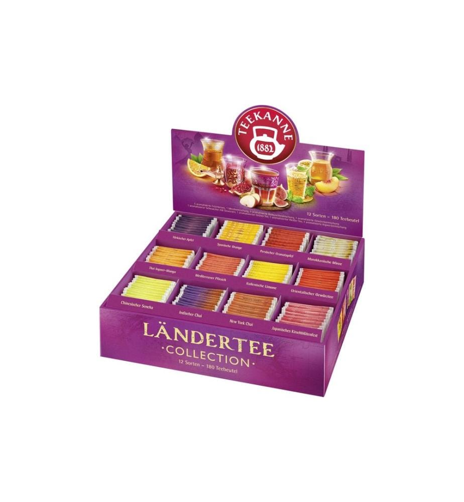 TEEKANNE - Teebeutel Ländertee Collection Box 180 Stück