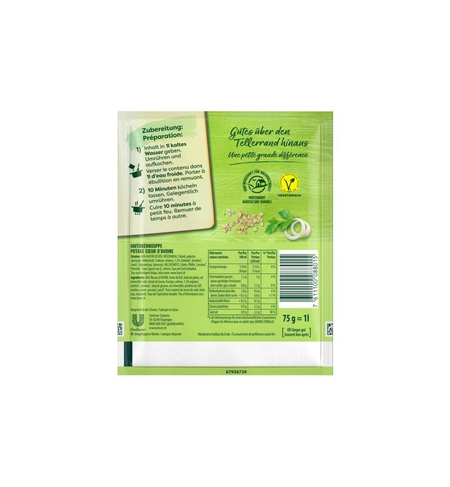 Knorr - Soupe d'avoine 4 portions