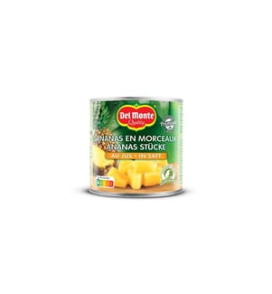 Del Monte - Dose Ananasstücke in Ananassaft natursüss 260 g