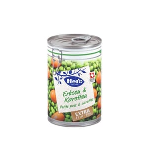 Hero - Dose Erbsen & Karotten extra fein 420 g