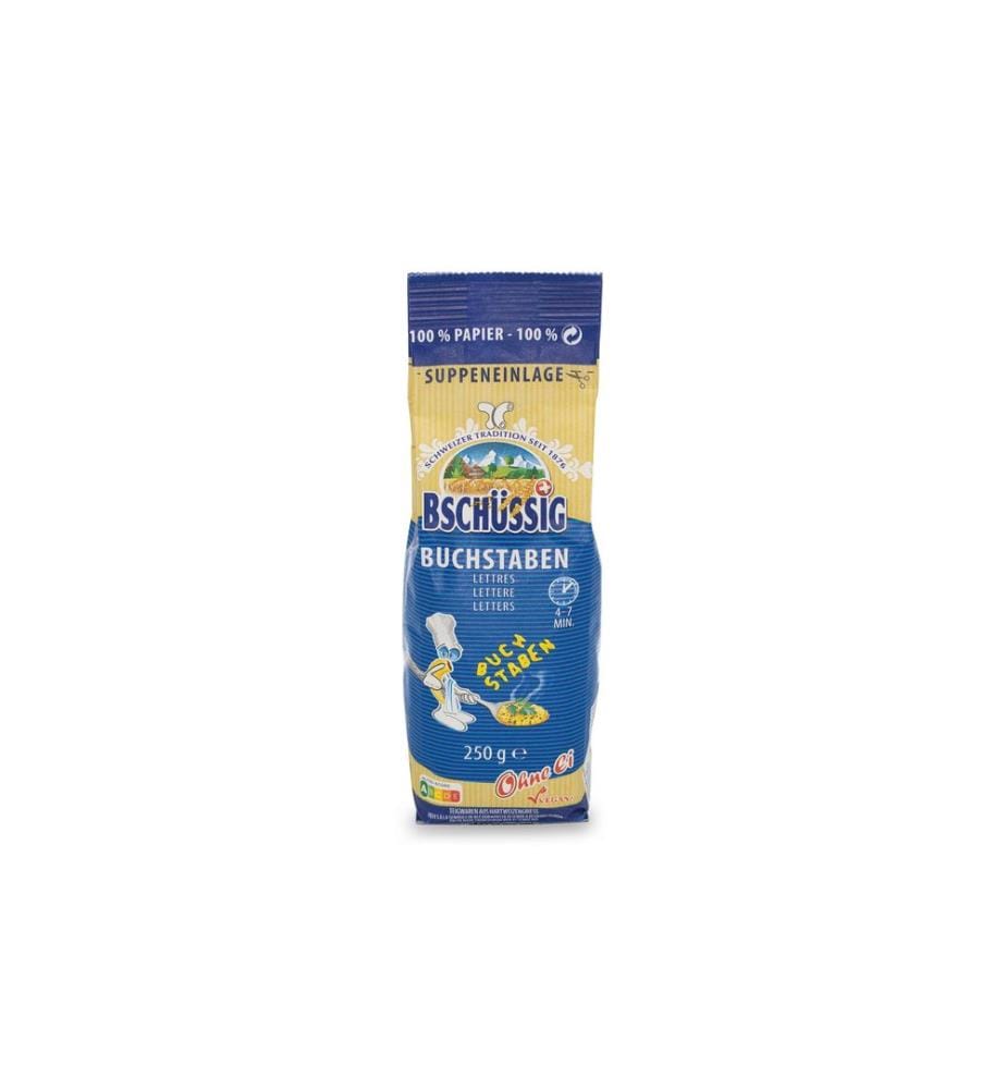 Bschüssig - Teigwaren Napoli Vegan Buchstaben 250 g