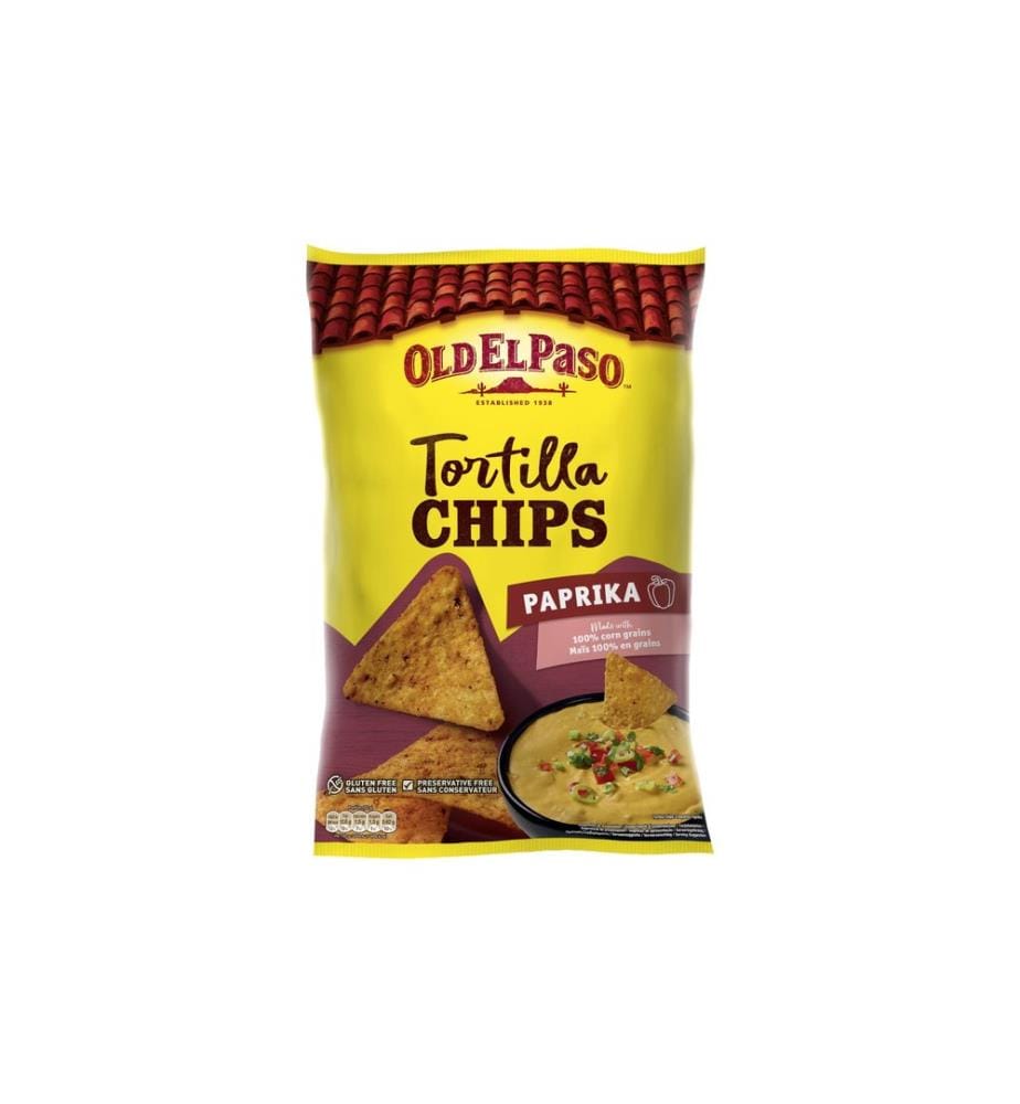 OLD EL PASO - Tortilla Chips Poivron 185 g