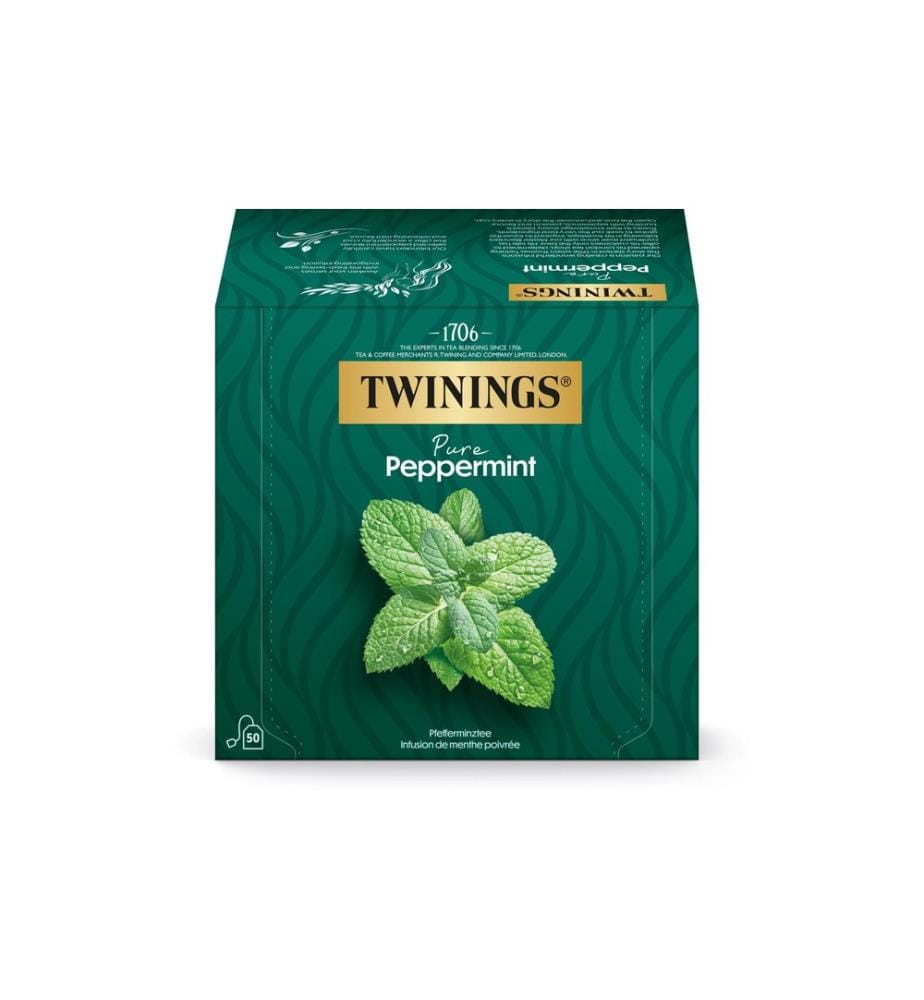 TWININGS - Sachet de thé Menthe poivrée 50 x 2 g