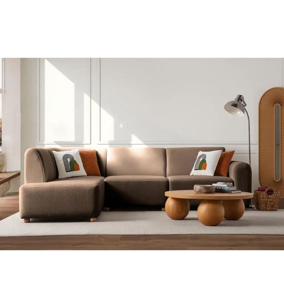 Canapé d'angle S-Loft Left - Marron