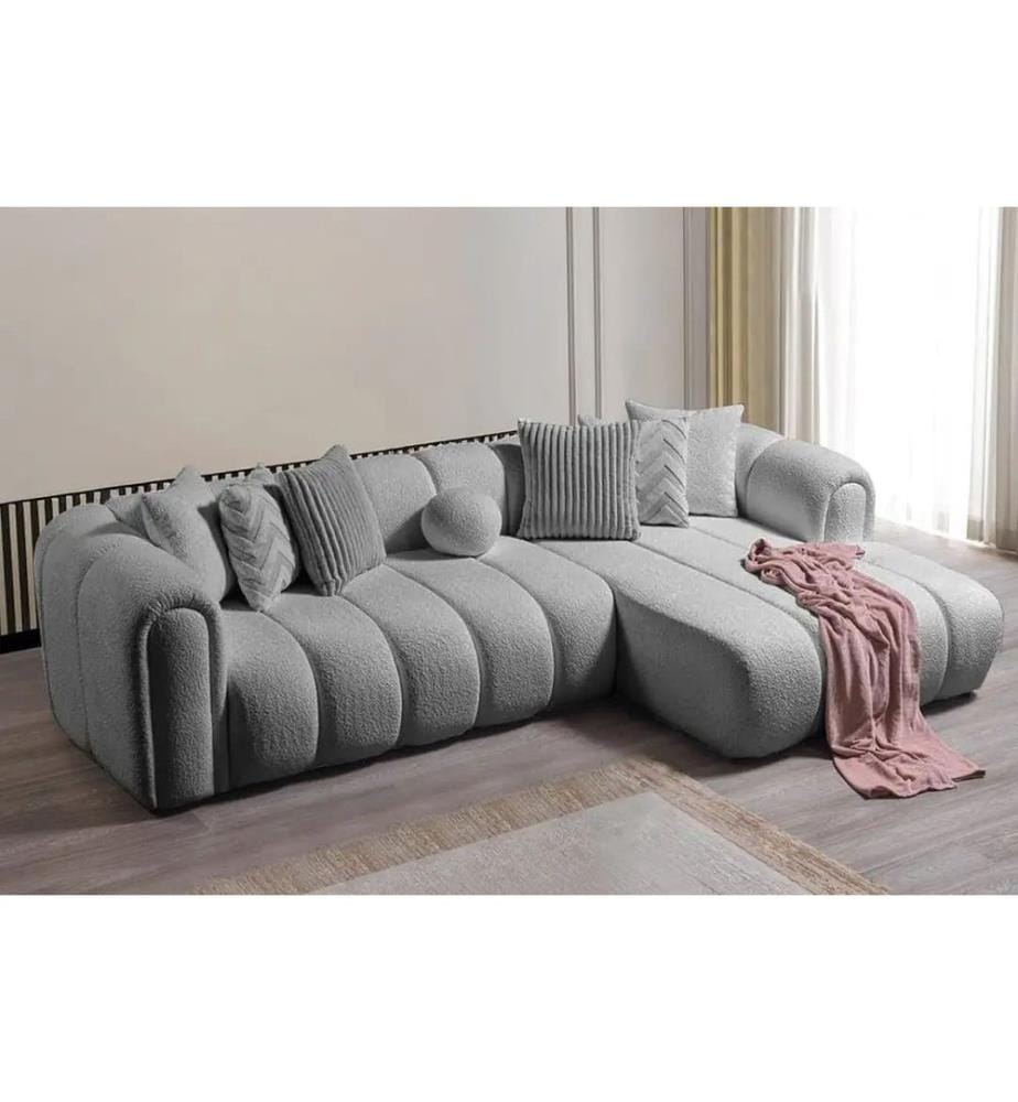 Canapé d'angle N-Line Right - Gris