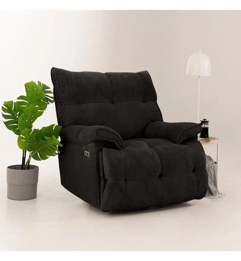 Fauteuil inclinable Soft Electric - Noir