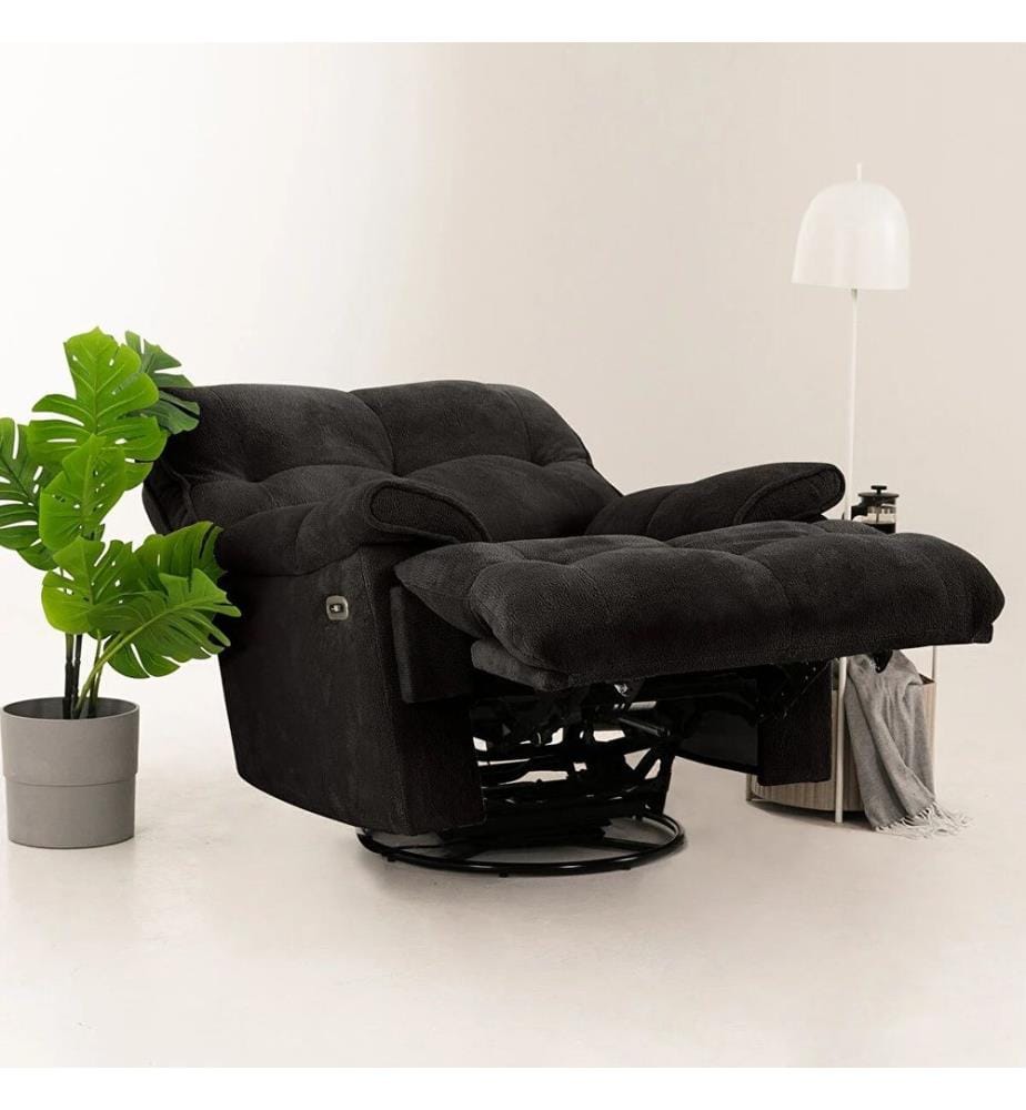 Fauteuil inclinable Soft Electric - Noir